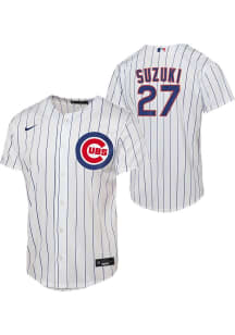 Seiya Suzuki  Nike Chicago Cubs Youth White Home Replica Jersey