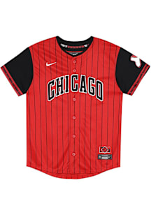 Nike White Sox Boys Red City Connect Limited Blank Baseball Jersey