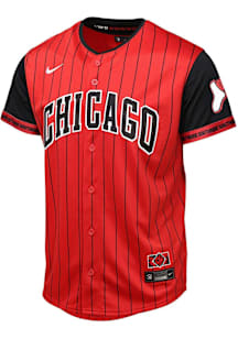 Nike Chicago White Sox Youth Red City Connect Limited Blank Jersey