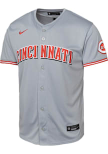 Nike Cincinnati Reds Youth Grey Road Limited Blank Jersey