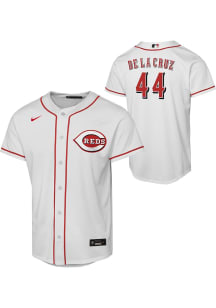 Elly De La Cruz  Nike Cincinnati Reds Youth White Home Replica Jersey