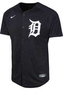 Nike Detroit Tigers Youth Navy Blue Alt 2 Limited Blank Jersey