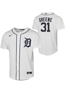 Riley Greene  Nike Detroit Tigers Youth White Home Replica Jersey
