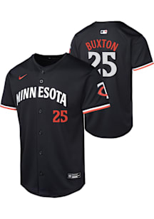 Byron Buxton  Nike Minnesota Twins Youth Navy Blue Alt 2 Limited Jersey