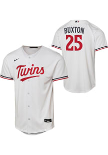 Byron Buxton  Nike Minnesota Twins Youth White Home Replica Jersey