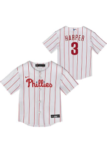 Bryce Harper  Philadelphia Phillies Toddler White Home Replica Jersey