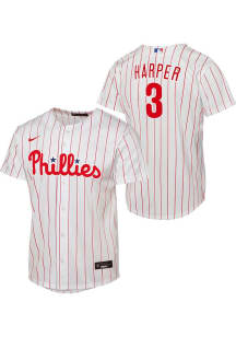 Bryce Harper  Nike Philadelphia Phillies Youth White Home Replica Jersey