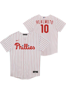 JT Realmuto  Philadelphia Phillies Boys White Home Replica Baseball Jersey