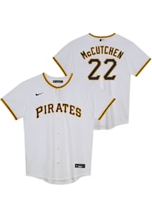 Andrew McCutchen  Pittsburgh Pirates Boys White Home Replica Baseball Jersey