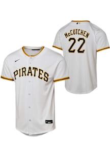 Andrew McCutchen  Nike Pittsburgh Pirates Youth White Home Replica Jersey