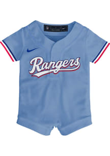 Nike Texas Rangers Baby Light Blue Alt Replica Romper Jersey Baseball Jersey