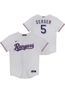 Corey Seager  Texas Rangers Boys White Home Replica Baseball Jersey