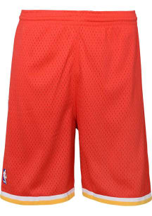 Mitchell and Ness Houston Rockets Youth Red Swingman Road Shorts