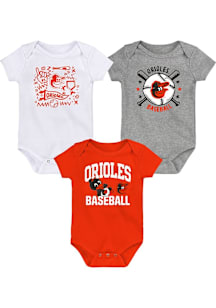 Baltimore Orioles Baby Black Batter Up One Piece