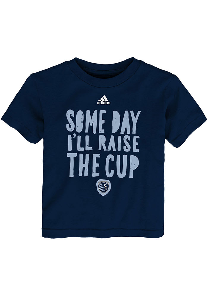 Sporting Kansas City Toddler Navy Blue Blue the Cup Short Sleeve T-Shirt