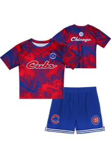 Chicago Cubs Boys Blue Pinch Hitter Infielder Shorts