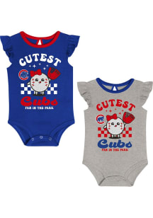 Chicago Cubs Baby Blue Cutie Ball Set One Piece