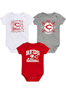 Cincinnati Reds Baby Red Newborn Batter Up One Piece