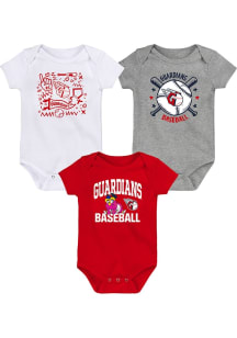 Cleveland Guardians Baby Navy Blue Batter Up One Piece