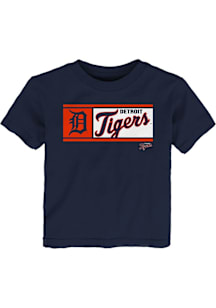 Detroit Tigers Toddler Navy Blue Homerun Derby Short Sleeve T-Shirt