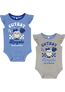 Kansas City Royals Baby Blue Cutie Ball Set One Piece