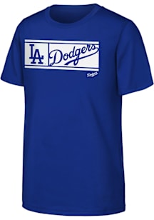 Los Angeles Dodgers Youth Blue Homerun Derby Short Sleeve T-Shirt
