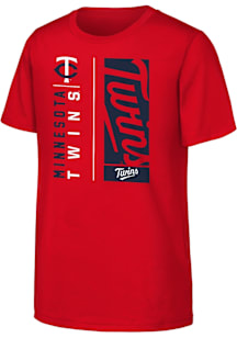 Minnesota Twins Youth Red The MVP Short Sleeve T-Shirt
