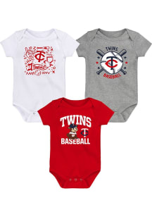 T.C. Bear  Minnesota Twins Baby Navy Blue Batter Up Newborn One Piece