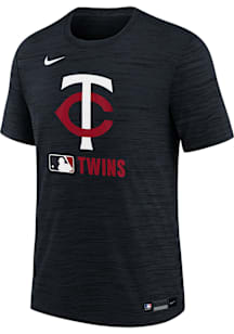 Nike Minnesota Twins Youth Blue Velocity Short Sleeve T-Shirt