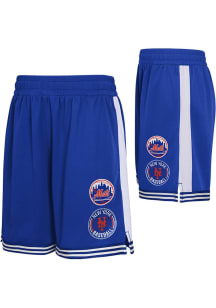 New York Mets Youth Blue Infielder Shorts