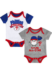 Philadelphia Phillies Baby Red Triple Hit One Piece