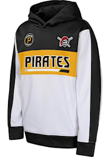Pittsburgh Pirates Youth Black Triple Play Long Sleeve Hoodie