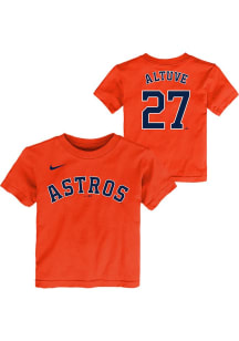 Jose Altuve Houston Astros Toddler Orange Home NN Short Sleeve Player T Shirt