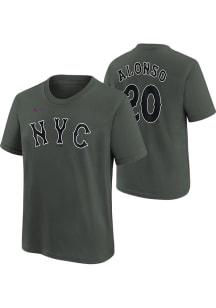 Pete Alonso New York Mets Youth Blue City Connect NN Player Tee