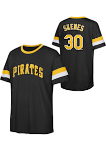 Paul Skenes Pittsburgh Pirates Youth Black Triple Player Tee