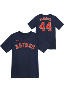 Yordan Alvarez  Houston Astros Boys Navy Blue Home NN Short Sleeve T-Shirt