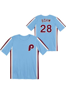 Alec Bohm  Philadelphia Phillies Boys Light Blue Triple Short Sleeve T-Shirt