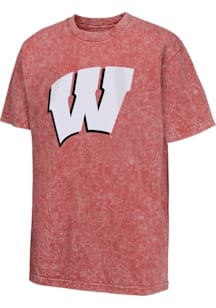 Youth Red Wisconsin Badgers Rugged Defense Short Sleeve T-Shirt