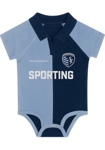 Sporting Kansas City Baby Light Blue League Champ Short Sleeve One Piece