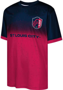 St Louis City SC Youth Red Stalwart Defender Short Sleeve T-Shirt