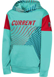 KC Current Youth Teal Unbeatable Long Sleeve Hoodie