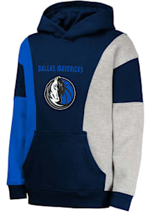 Dallas Mavericks Youth Navy Blue Ace In The Hole Long Sleeve Hoodie
