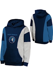 Minnesota Timberwolves Youth Navy Blue Ace In The Hole Long Sleeve Hoodie