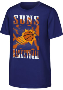 Phoenix Suns Youth Purple Garage Hero Short Sleeve T-Shirt