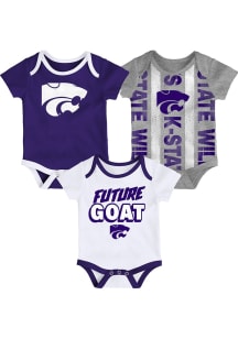 Baby Purple K-State Wildcats Loyal Buddies One Piece Set