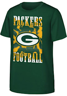 Green Bay Packers Youth Green Garage Hero Short Sleeve T-Shirt