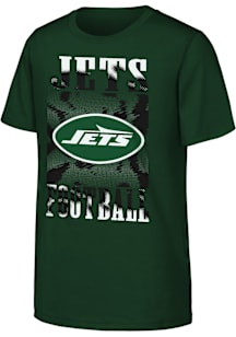 New York Jets Youth Green Garage Hero Short Sleeve T-Shirt