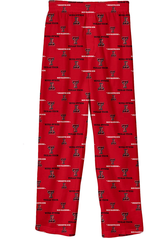 Texas Tech Red Raiders Youth Red All Over Sleep Pants