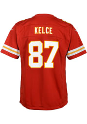Travis Kelce Kansas City Chiefs Youth Red Replica Game Jersey Football Jersey