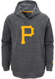 Pittsburgh Pirates Kids Charcoal Club Series Long Sleeve Hoodie